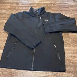 The North Face Youth XL Black Soft Shell Apex Jacket Full Zip *READ